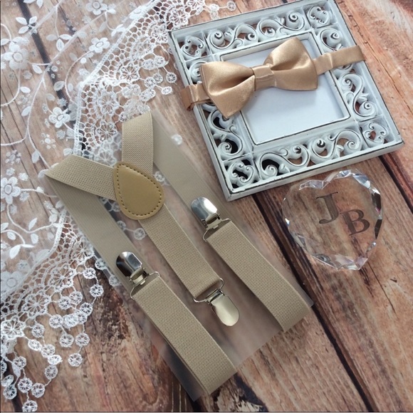 Baby Boys Suspenders & Bow Tie Set - Picture 2 of 2